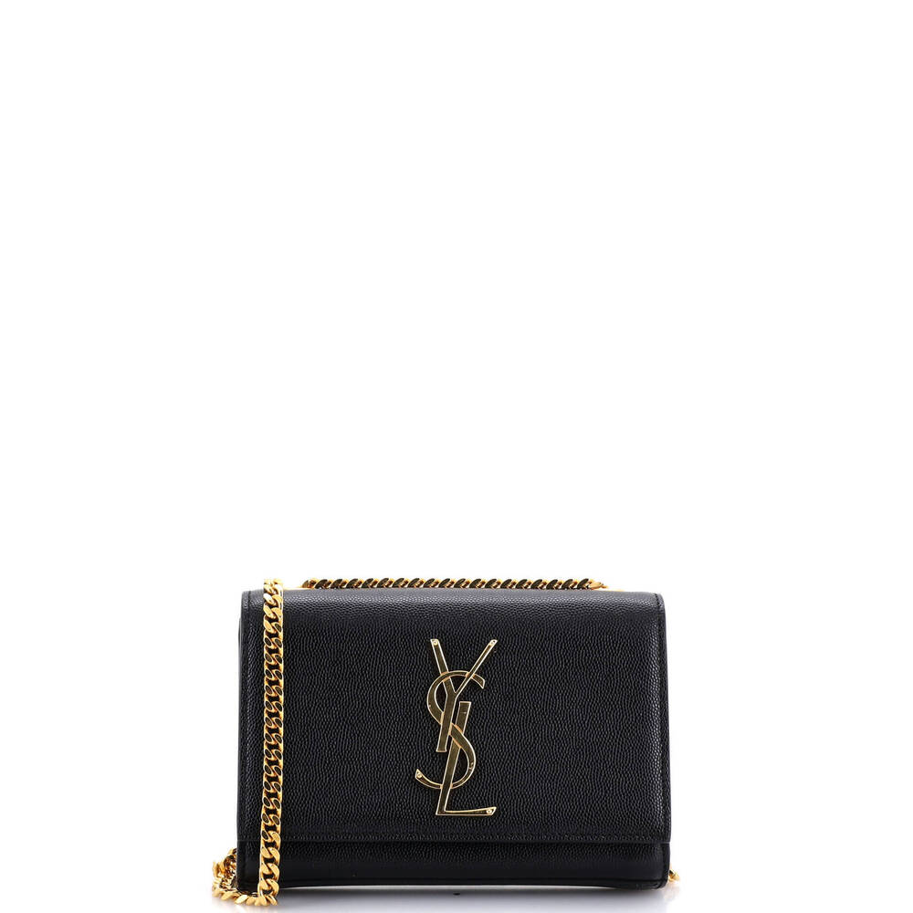 Saint Laurent Small Classic Monogram Crossbody Bag Grainy Leather